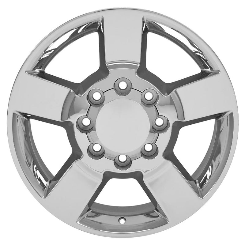 20" Replica Wheel fits Chevrolet Silverado 2500 3500 HD - CV59B Chrome 20x8.5