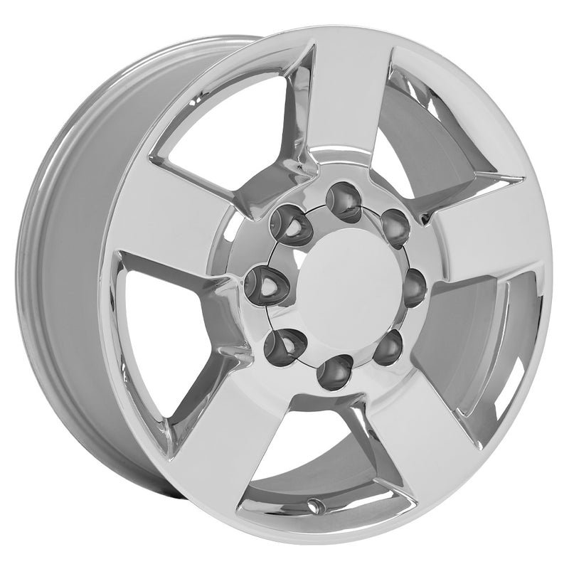20" Replica Wheel fits Chevrolet Silverado 2500 3500 HD - CV59B Chrome 20x8.5
