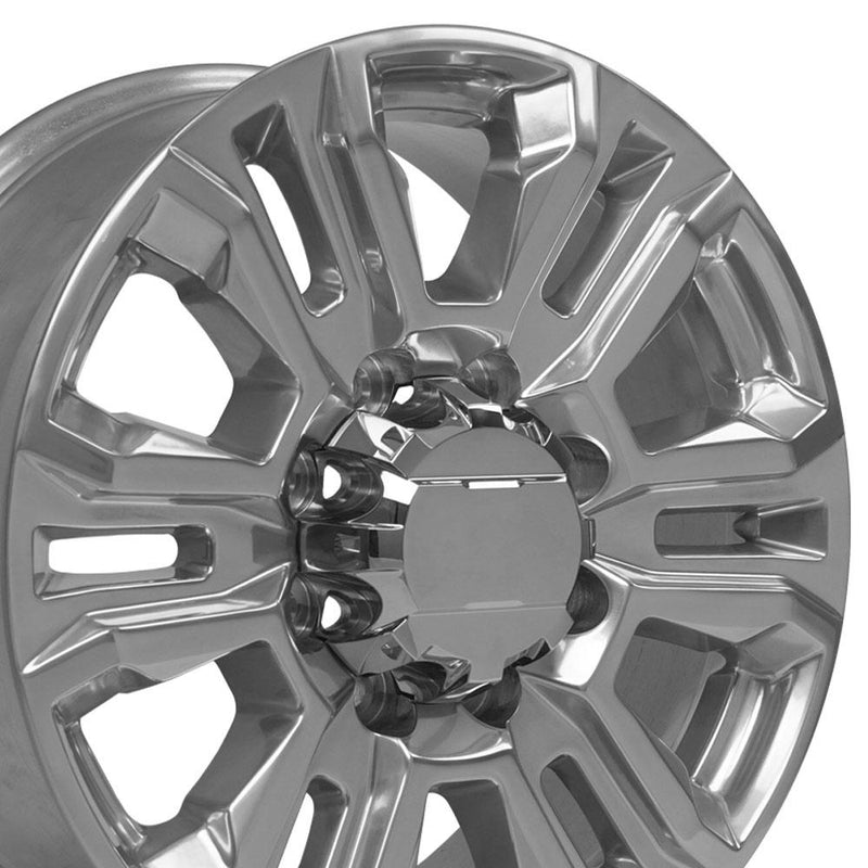 20" Replica Wheel fits GMC Sierra 2500 3500 HD Denali - CV70A Polished 20x8.5