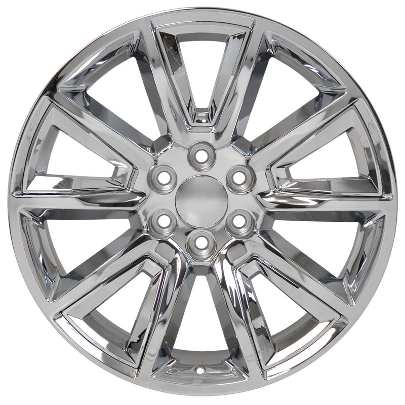 20" Replica Wheel CV73 Fits Chevrolet Tahoe Rim 20x8.5 Chrome Wheel