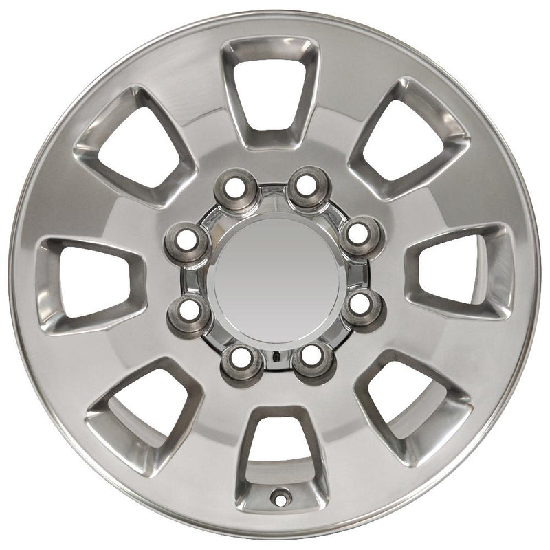 18" Replica Wheel CV75A Fits GMC Sierra Rim 18x8 Polished Wheel