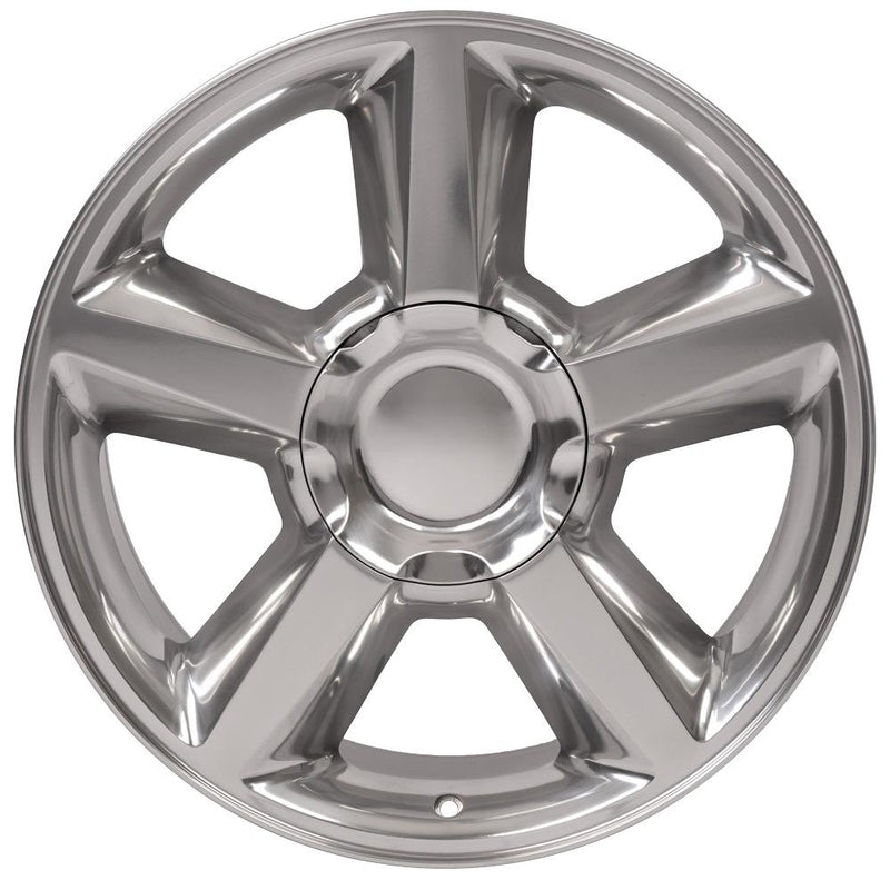 20" Replica Wheel CV83 Fits Chevrolet Tahoe Rim 20x8.5 Polished Wheel