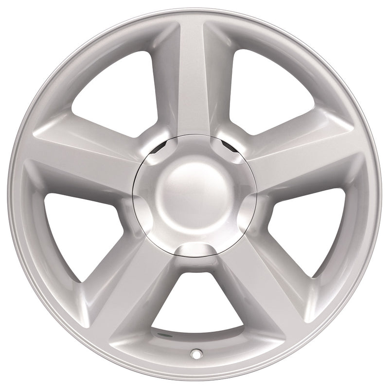 20" Replica Wheel CV83 Fits Chevrolet Tahoe Rim 20x8.5 Silver Wheel