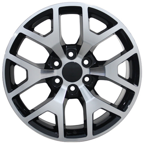 20" Replica Wheel CV92 Fits GMC Sierra Rim 20x9 Machined Wheel