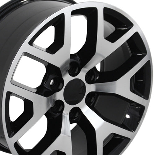 20" Replica Wheel CV92 Fits GMC Sierra Rim 20x9 Machined Wheel