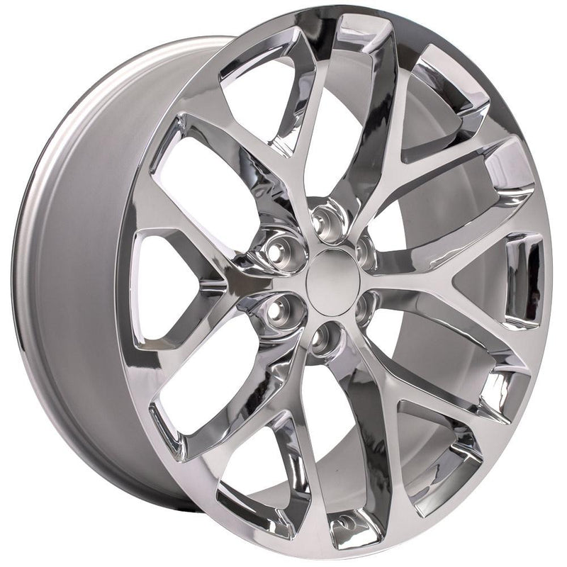 24" Replica Wheel fits Chevy Silverado - CV98B Chrome 24x10