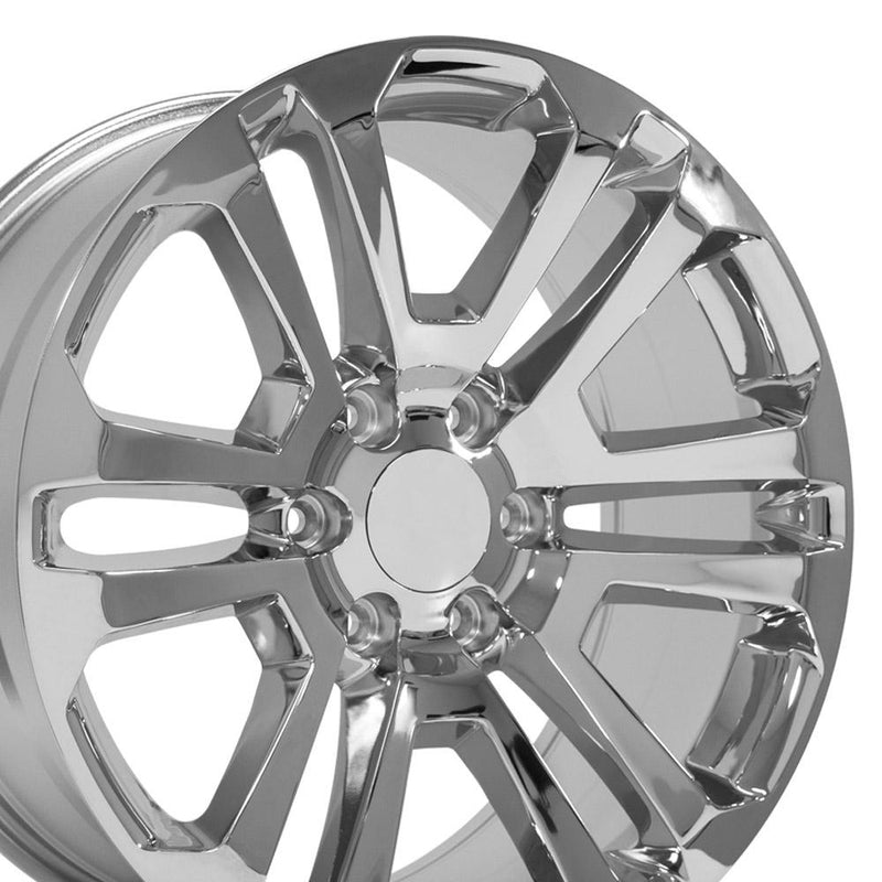 20" Replica Wheel CV99 Fits GMC Sierra Rim 20x9 Chrome Wheel