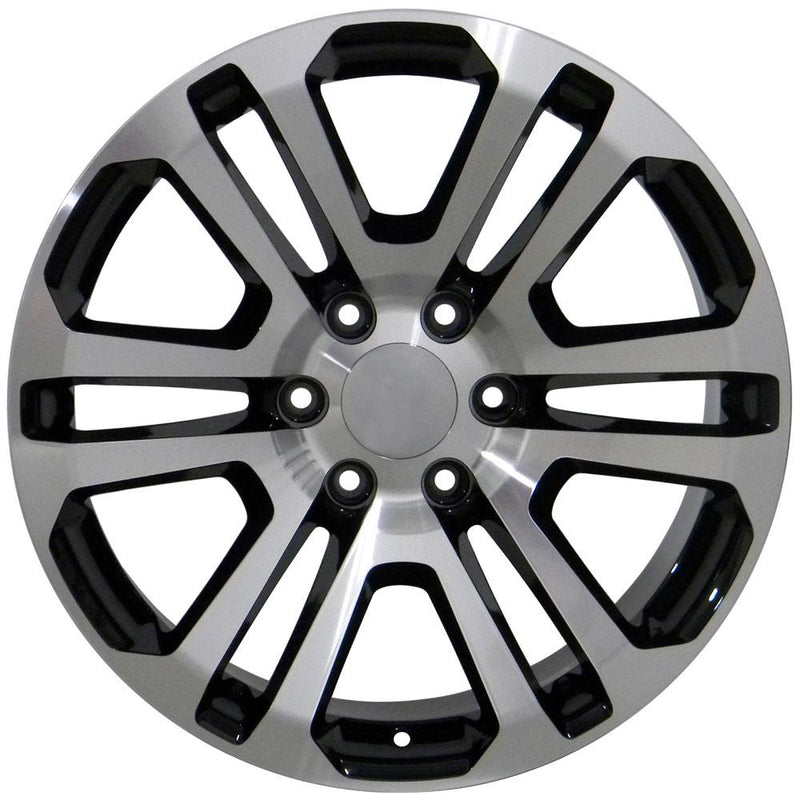 20" Replica Wheel CV99 Fits GMC Sierra Rim 20x9 Machined Wheel