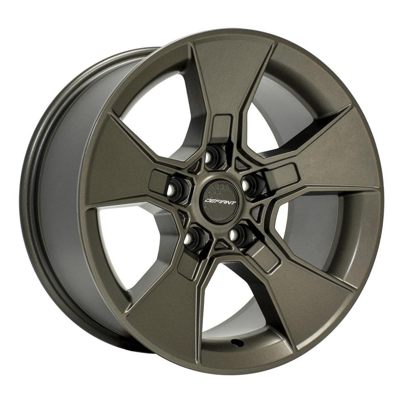 Defiant Wheel DF02 Bronze Wheel 17x8.5 5x5" fits Jeep Wrangler, Jeep Gladiator