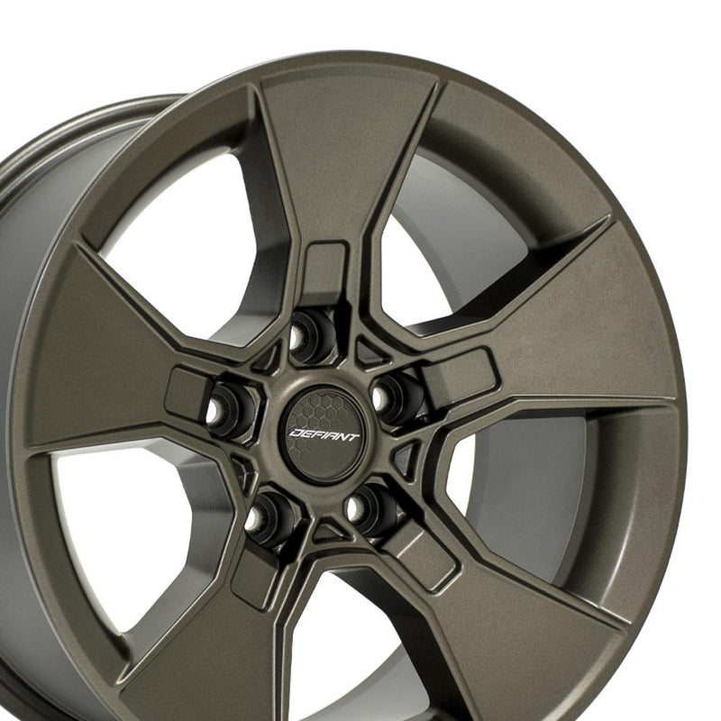 Defiant Wheel DF02 Bronze Wheel 17x8.5 5x5" fits Jeep Wrangler, Jeep Gladiator
