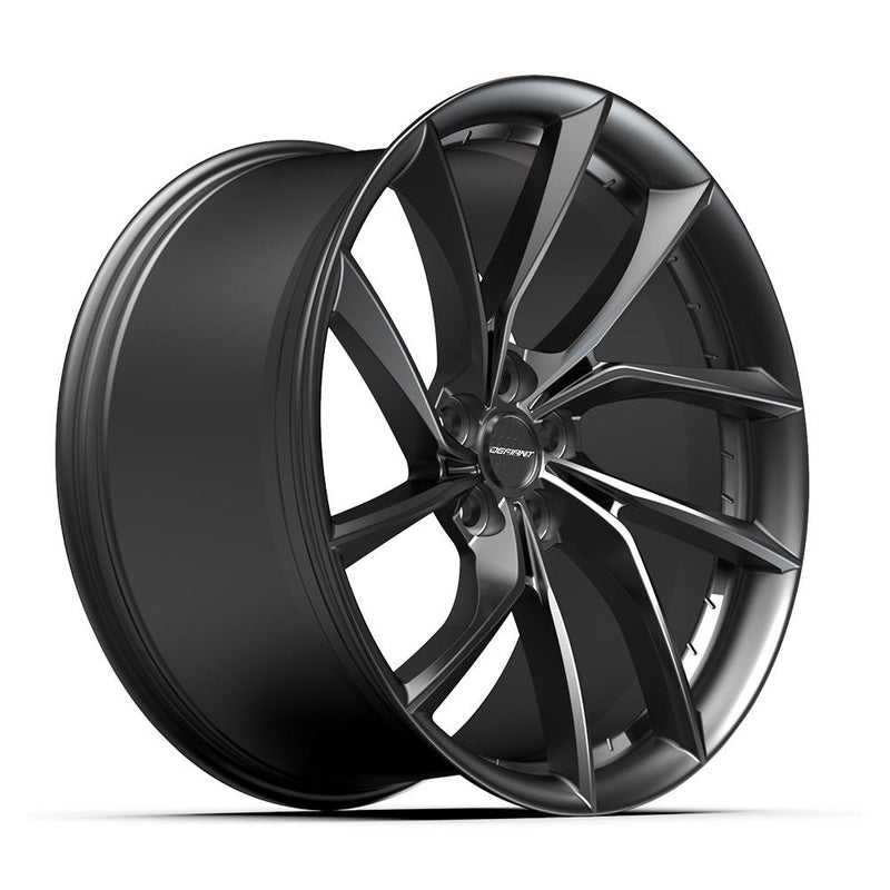 Defiant Wheel DF06 Dark Satin Charcoal 20x9 5x4.5" fits Tesla-Acura-Honda