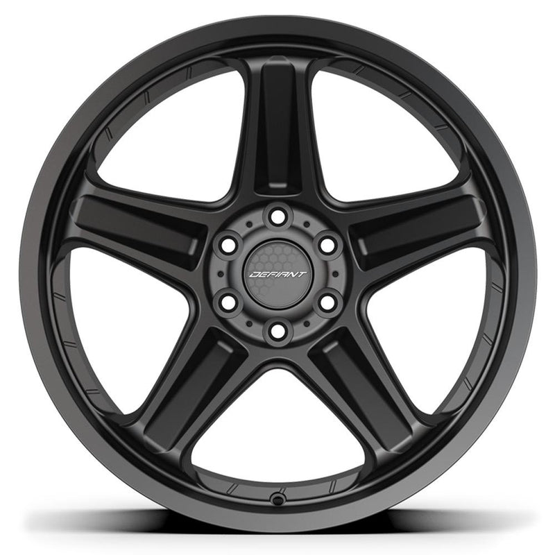 Defiant Wheel DF07 Satin Black 20x9.5 5x115mm fits Dodge Charger Challenger SRT Hellcat