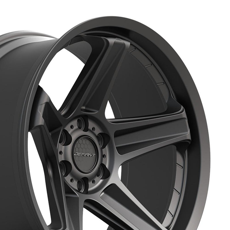 Defiant Wheel DF07 Satin Black 20x10.5 5x115mm fits Dodge Charger Challenger SRT Hellcat