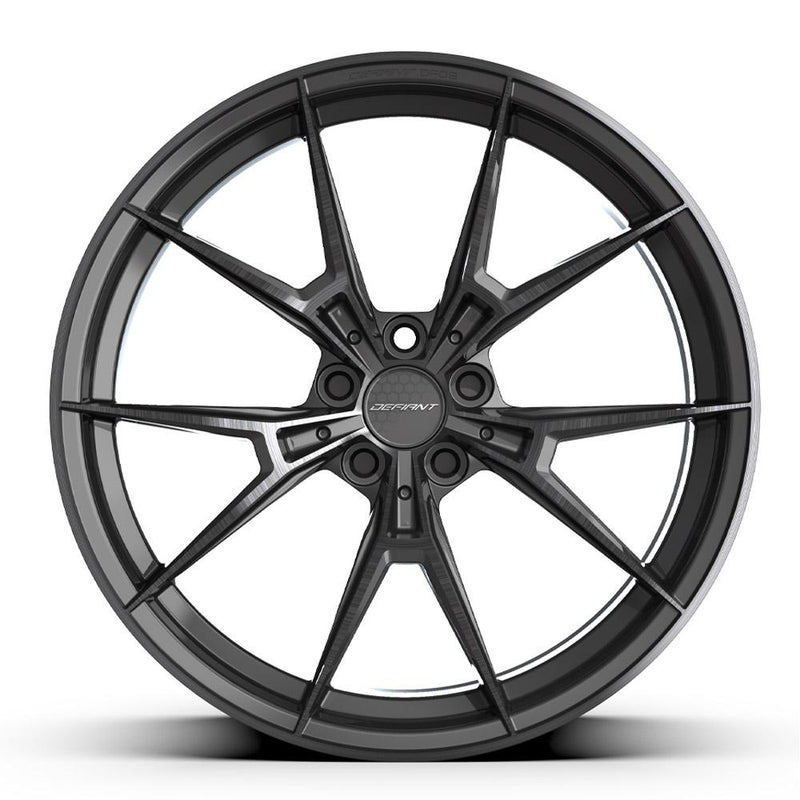 Defiant Wheel DF09 Black Machined with Tinted Clear 20x9 5x112mm fits BMW