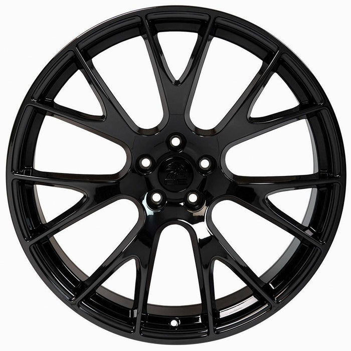 20" fits Dodge - Hellcat Style Replica Wheel - Black 20x9