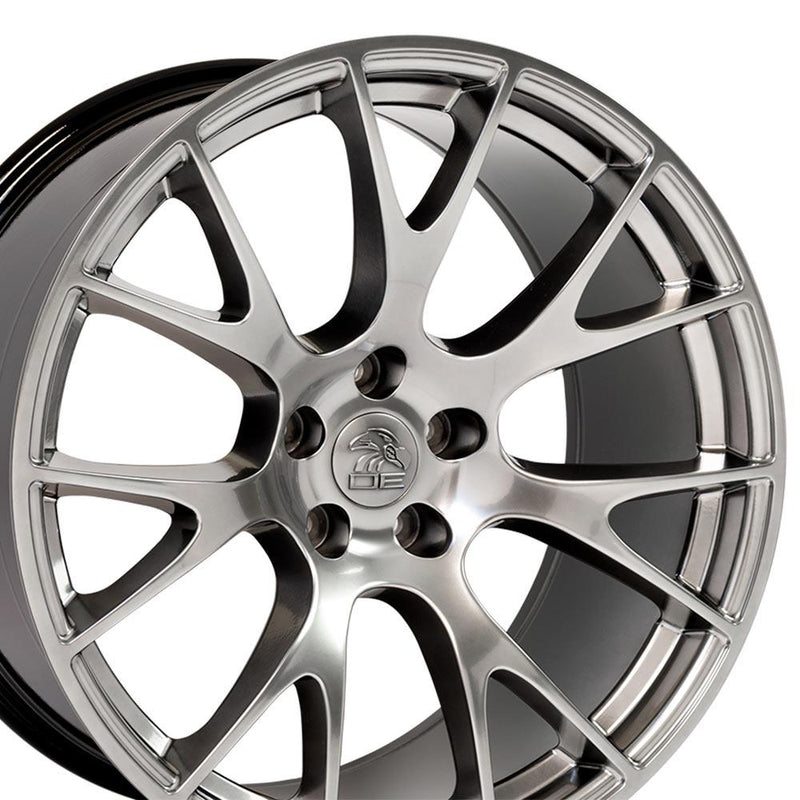 20" Replica Wheel DG15 Fits Dodge Hellcat Rim 20x9 Hyper Wheel