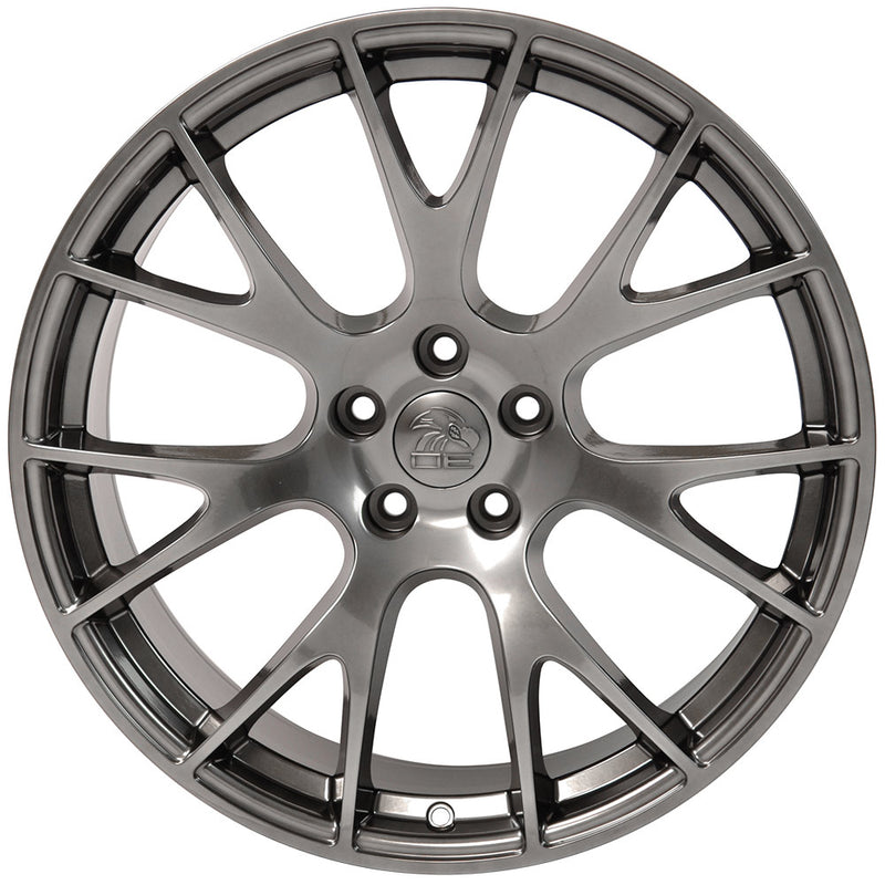 22" Replica Wheel DG15 Fits Dodge Hellcat Rim 22x9 Hyper Wheel