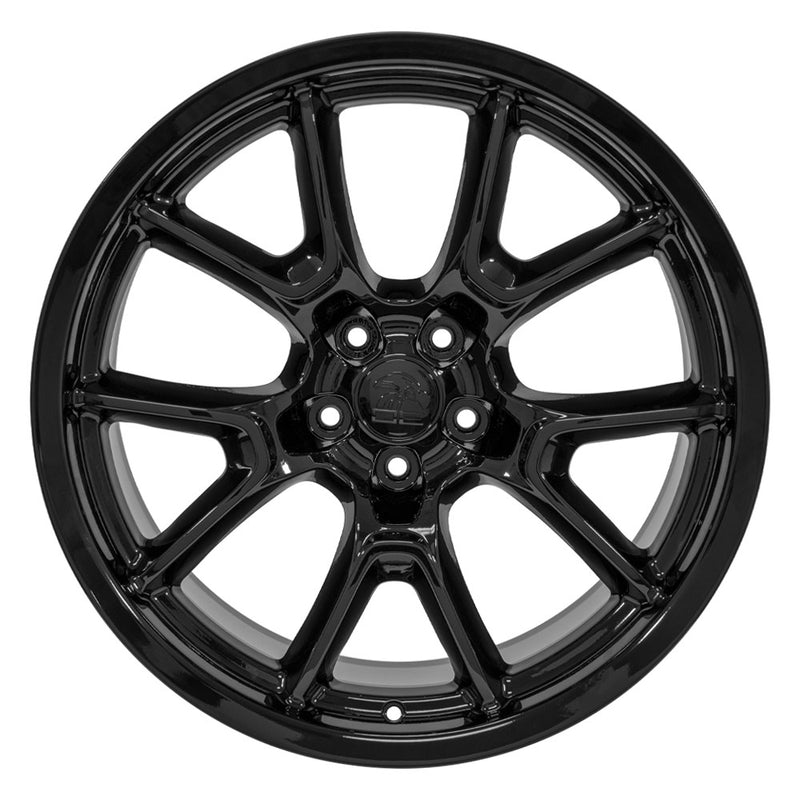 20" Replica Wheel fits Dodge Challenger - DG21 Black 20x9