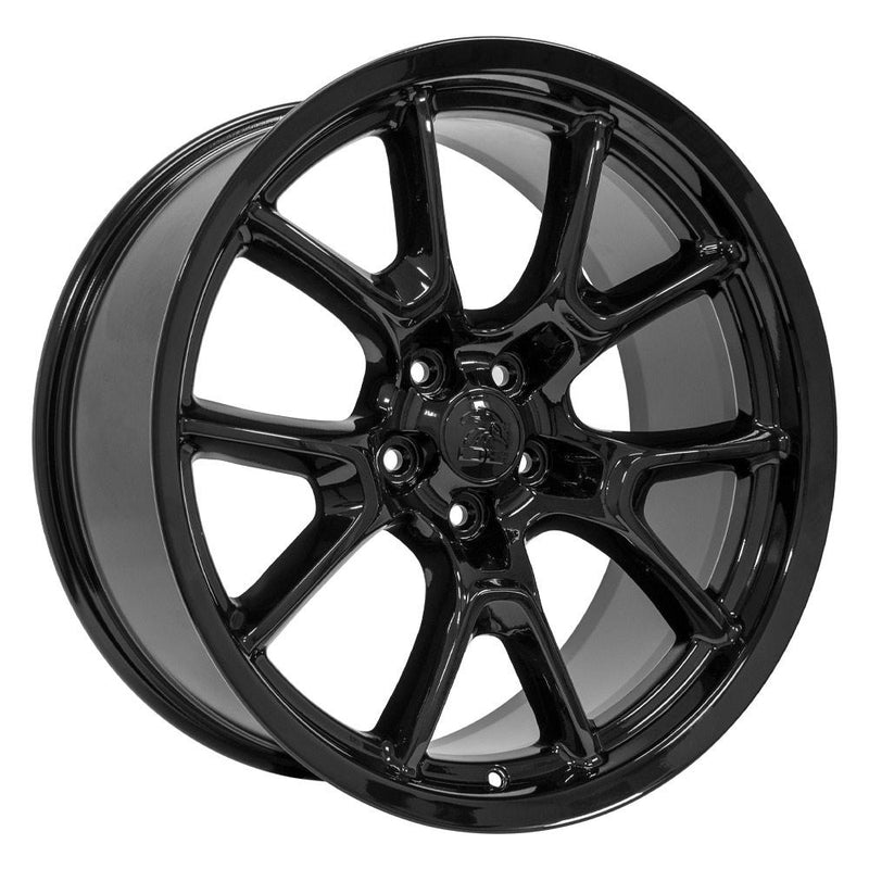 20" Replica Wheel fits Dodge Challenger - DG21 Black 20x9