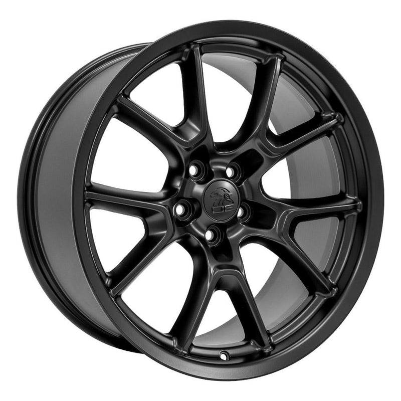 20" Replica Wheel fits Dodge Challenger - DG21 Satin Black 20x9