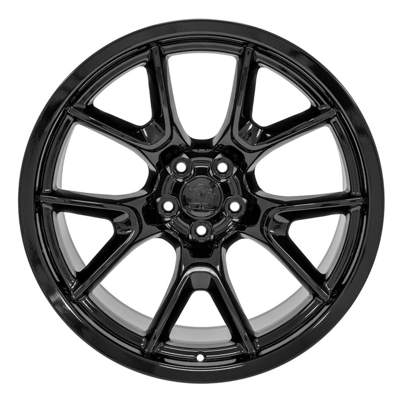 20" Replica Wheel fits Dodge Challenger - DG21 Black 20x11