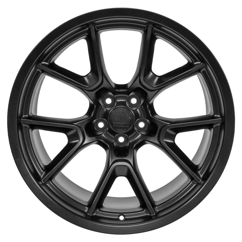 20" Replica Wheel fits Dodge Challenger - DG21 Satin Black 20x11