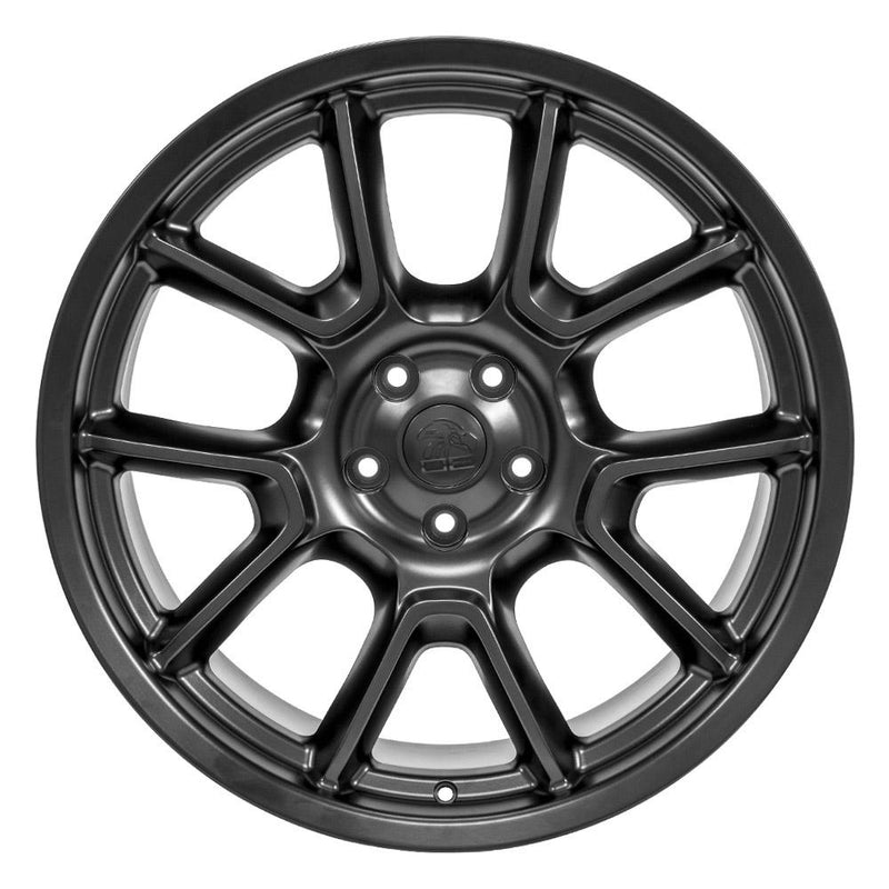 22" Replica Wheel fits Jeep Grand Cherokee - DG21 Satin Black 22x9.5