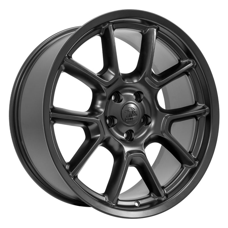 22" Replica Wheel fits Jeep Grand Cherokee - DG21 Satin Black 22x9.5