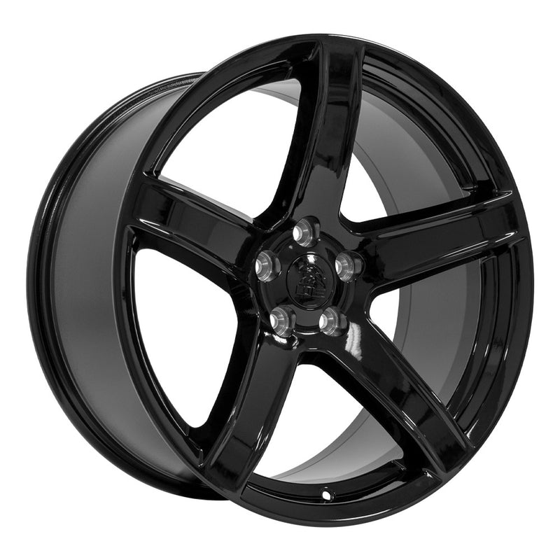 20" Replica Wheel fits Dodge Challenger - DG22 Black 20x9.5