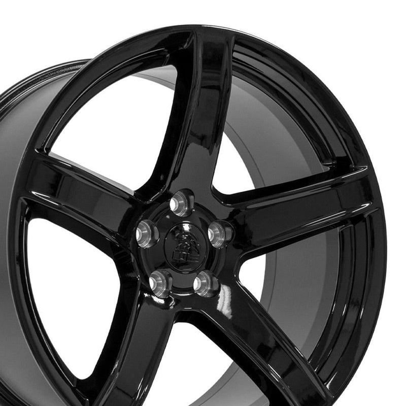 20" Replica Wheel fits Dodge Challenger - DG22 Black 20x9.5
