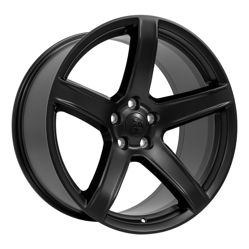 20" Replica Wheel fits Dodge Challenger - DG22 Satin Black 20x9.5