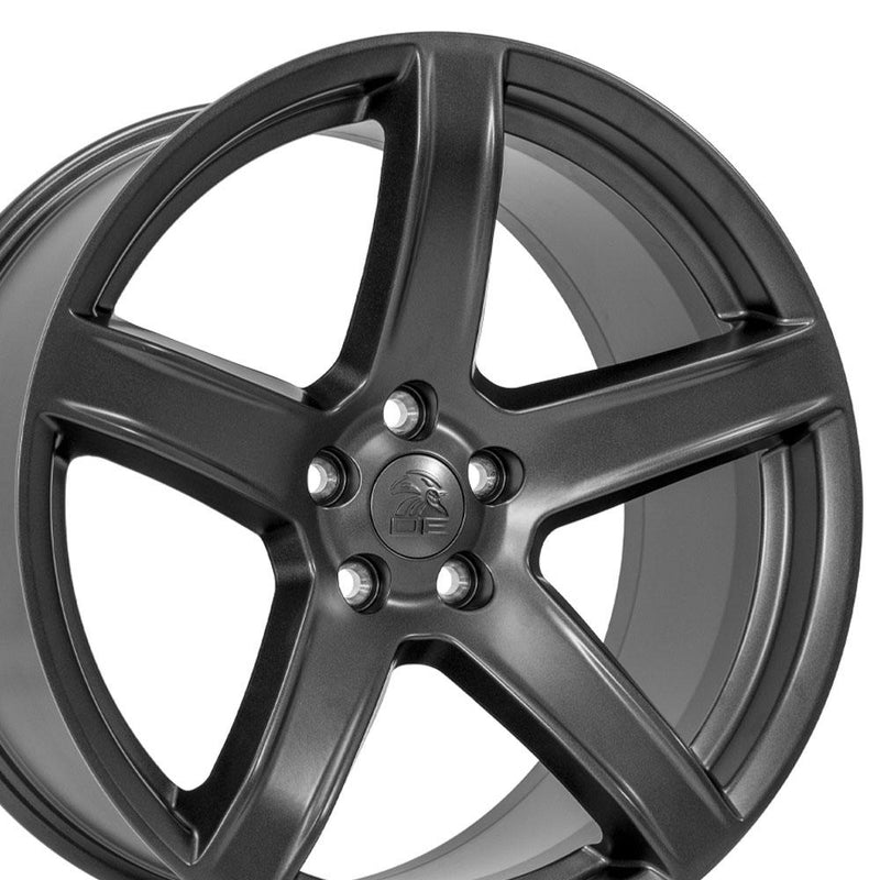 20" Replica Wheel fits Dodge Challenger - DG22 Satin Gunmetal 20x9.5