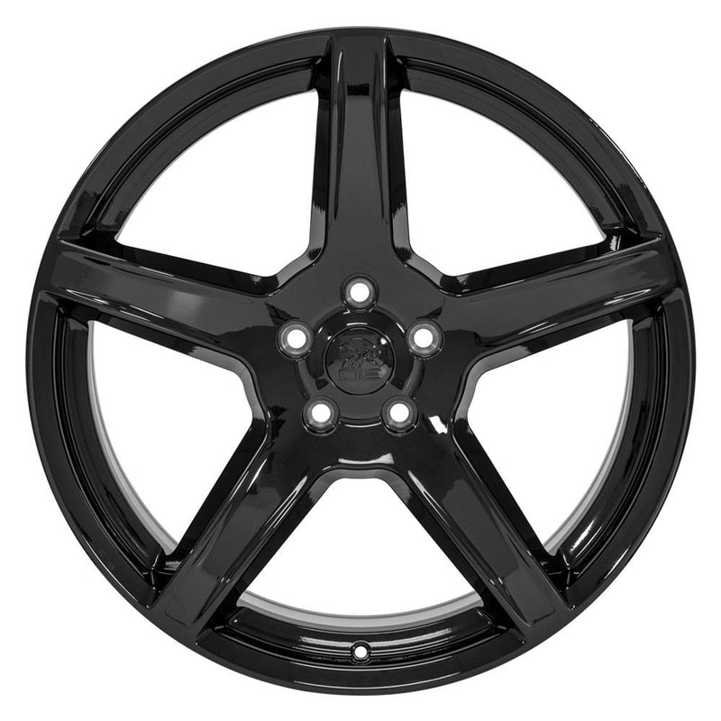 22" Replica Wheel fits Jeep Grand Cherokee - DG22 Black 22x9.5