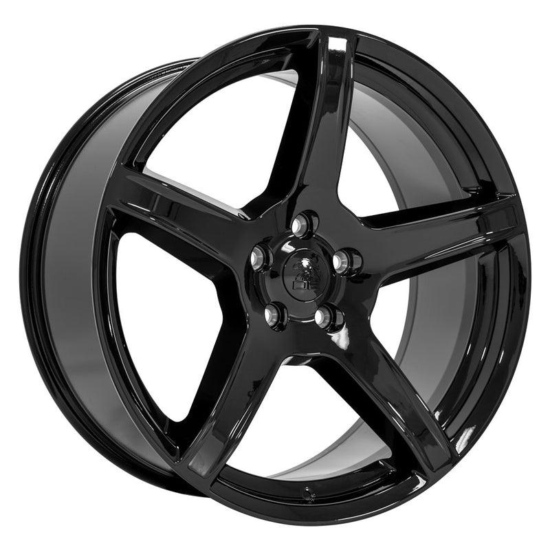22" Replica Wheel fits Jeep Grand Cherokee - DG22 Black 22x9.5