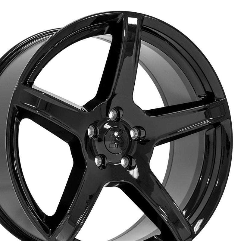 22" Replica Wheel fits Jeep Grand Cherokee - DG22 Black 22x9.5