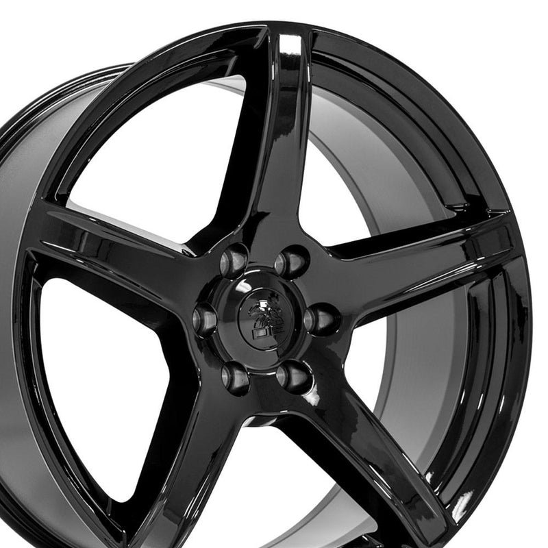 22" Replica Wheel fits Ram 1500 - DG22 Black 22x9.5