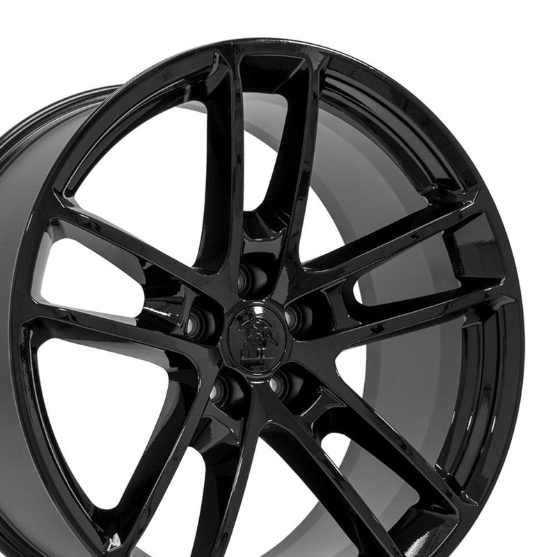 20" Replica Wheel fits Dodge Challenger - DG23 Black 20x9