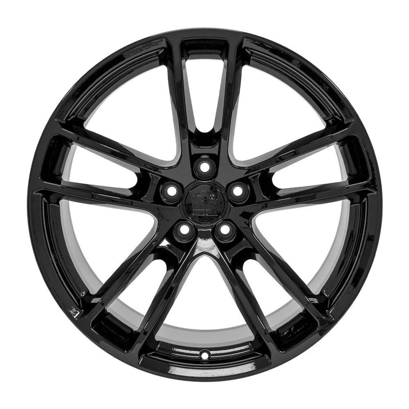 20" Replica Wheel fits Dodge Challenger - DG23 Black 20x10