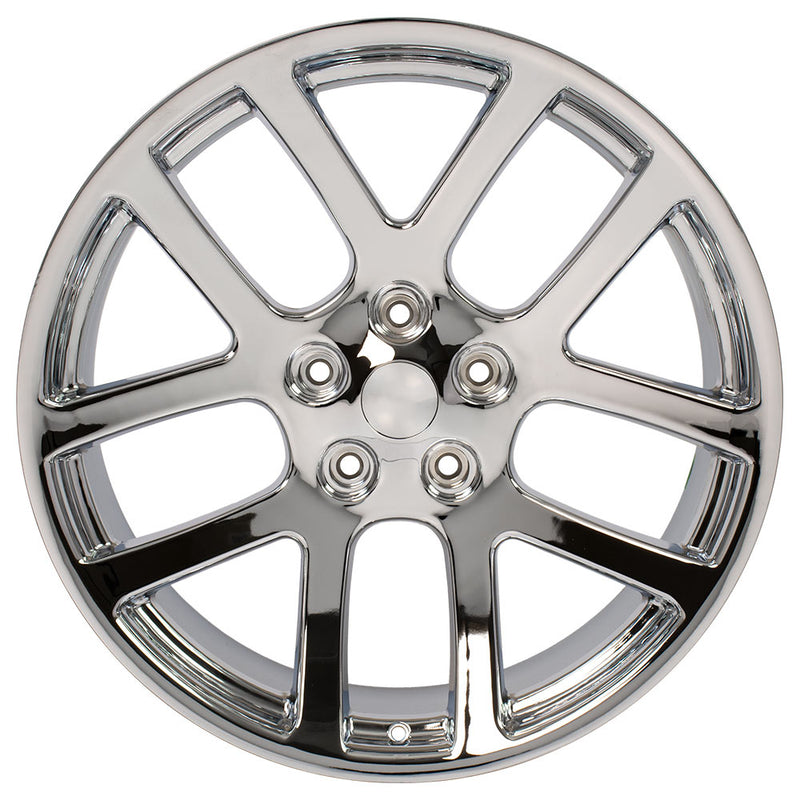 22" Replica Wheel DG51 Fits Dodge RAM Rim 22x10 Chrome Wheel