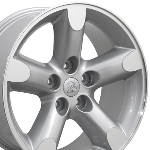 20" Replica Wheel DG56 Fits Dodge RAM Rim 20x9 Silver Wheel