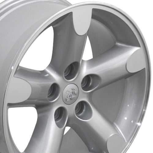 20" Replica Wheel DG56 Fits Dodge RAM Rim 20x9 Silver Wheel