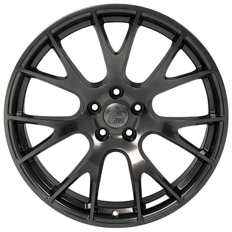 22" Replica Wheel DG69 Fits Dodge RAM Hellcat Rim 22x10 Hyper Wheel