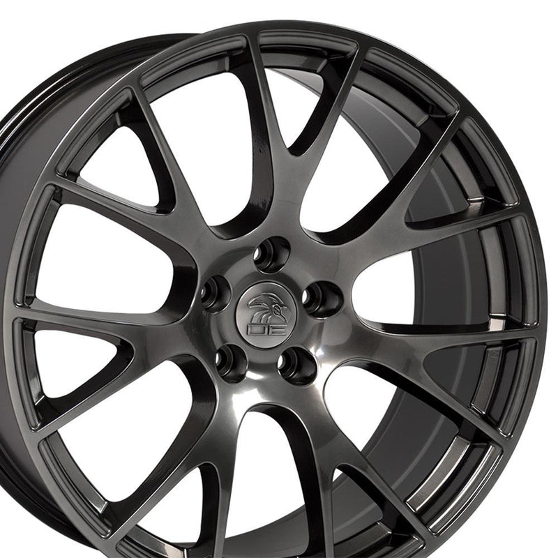 22" Replica Wheel DG69 Fits Dodge RAM Hellcat Rim 22x10 Hyper Wheel