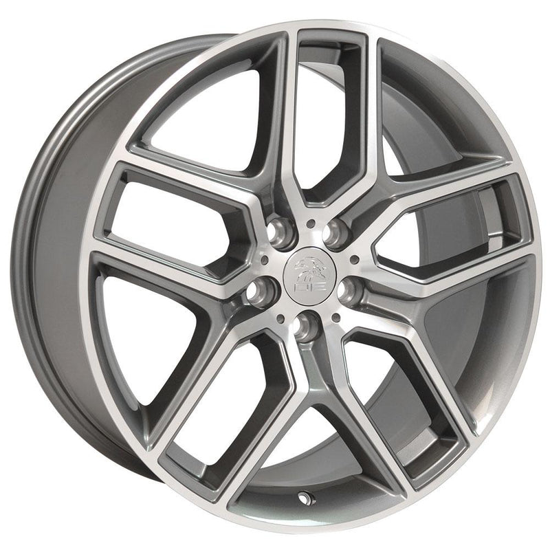 20" Replica Wheel FR73 Fits Ford Explorer Rim 20x9 Gunmetal Mach'd Wheel