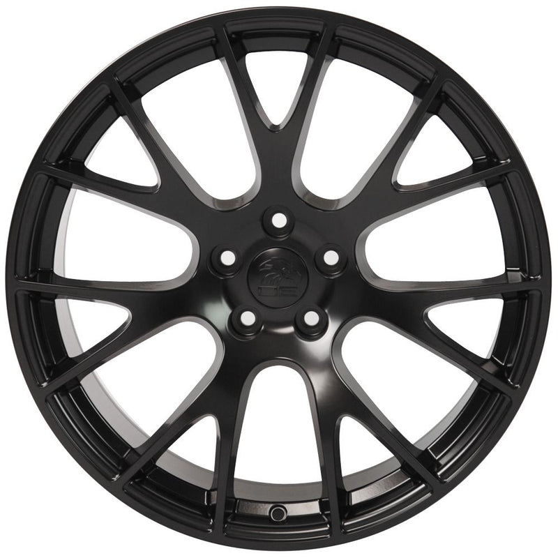 20" Replica Wheel DG15 Fits Dodge Hellcat Rim 20x10 Satin Wheel