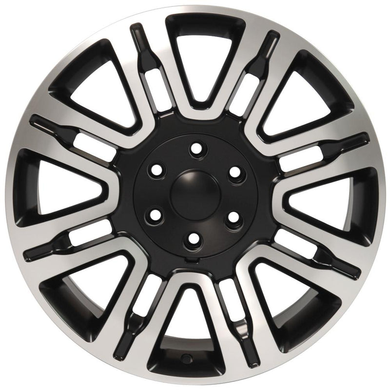20" Replica Wheel FR98 Fits Ford Expedition Rim 20x8.5 Satin Mach'd Wheel