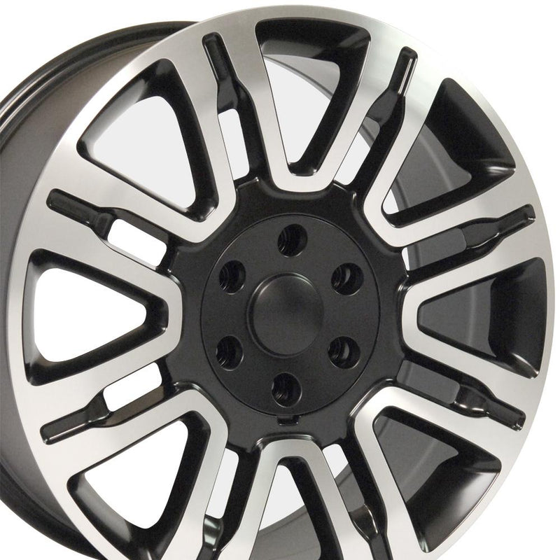 20" Replica Wheel FR98 Fits Ford Expedition Rim 20x8.5 Satin Mach'd Wheel
