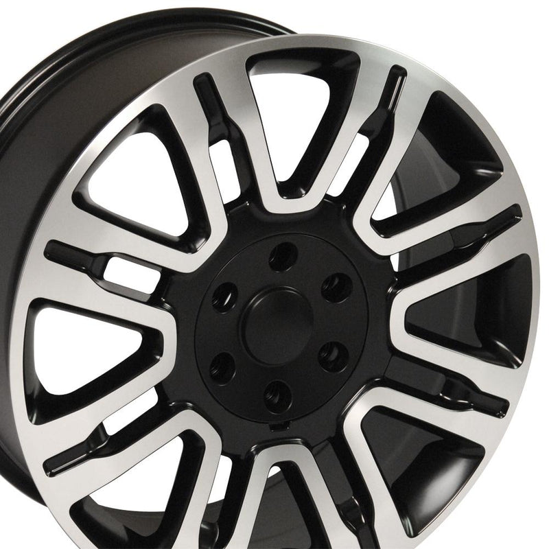 20" Replica Wheel FR98 Fits Ford Expedition Rim 20x8.5 Satin Mach'd Wheel