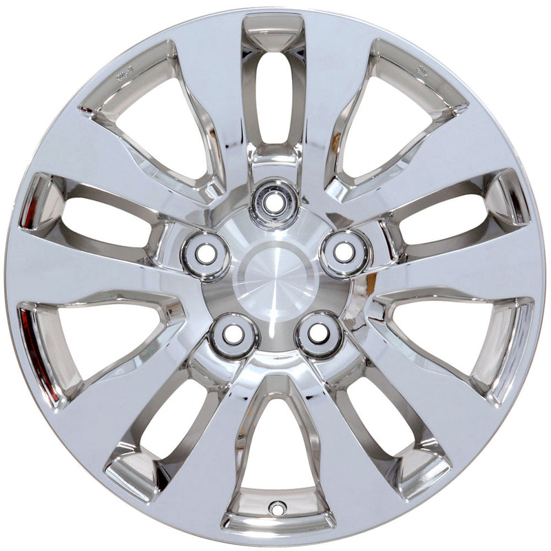 20" Replica Wheel TY11 Fits Toyota Tundra Rim 20x8 Chrome Wheel