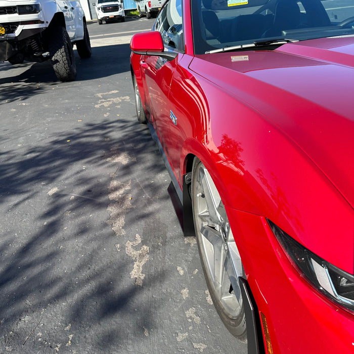 Mustang 2024 GT/ECO GT500 Style Side Skirt Extensions
